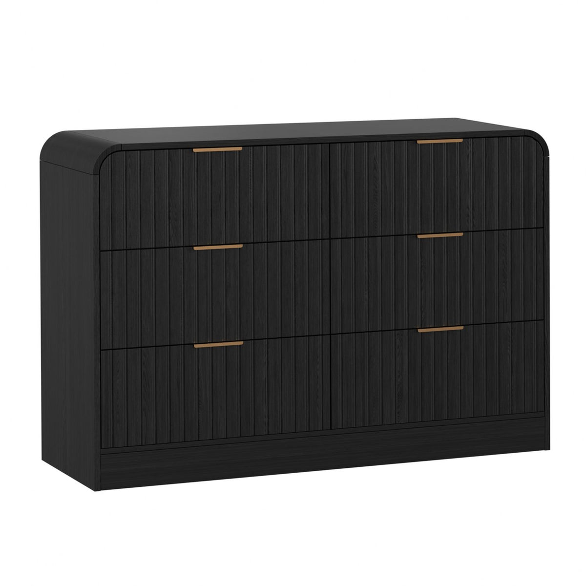 black chest of drawers