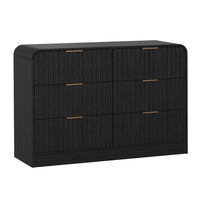 black chest of drawers