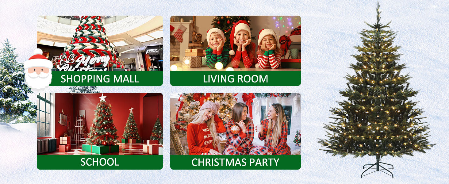 Aspen fir Christmas tree for shopping mall, living room