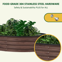 stainless steel planter box for outdoor