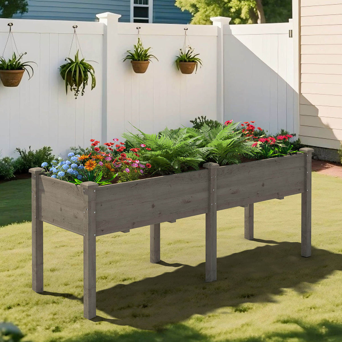 planter boxes raised