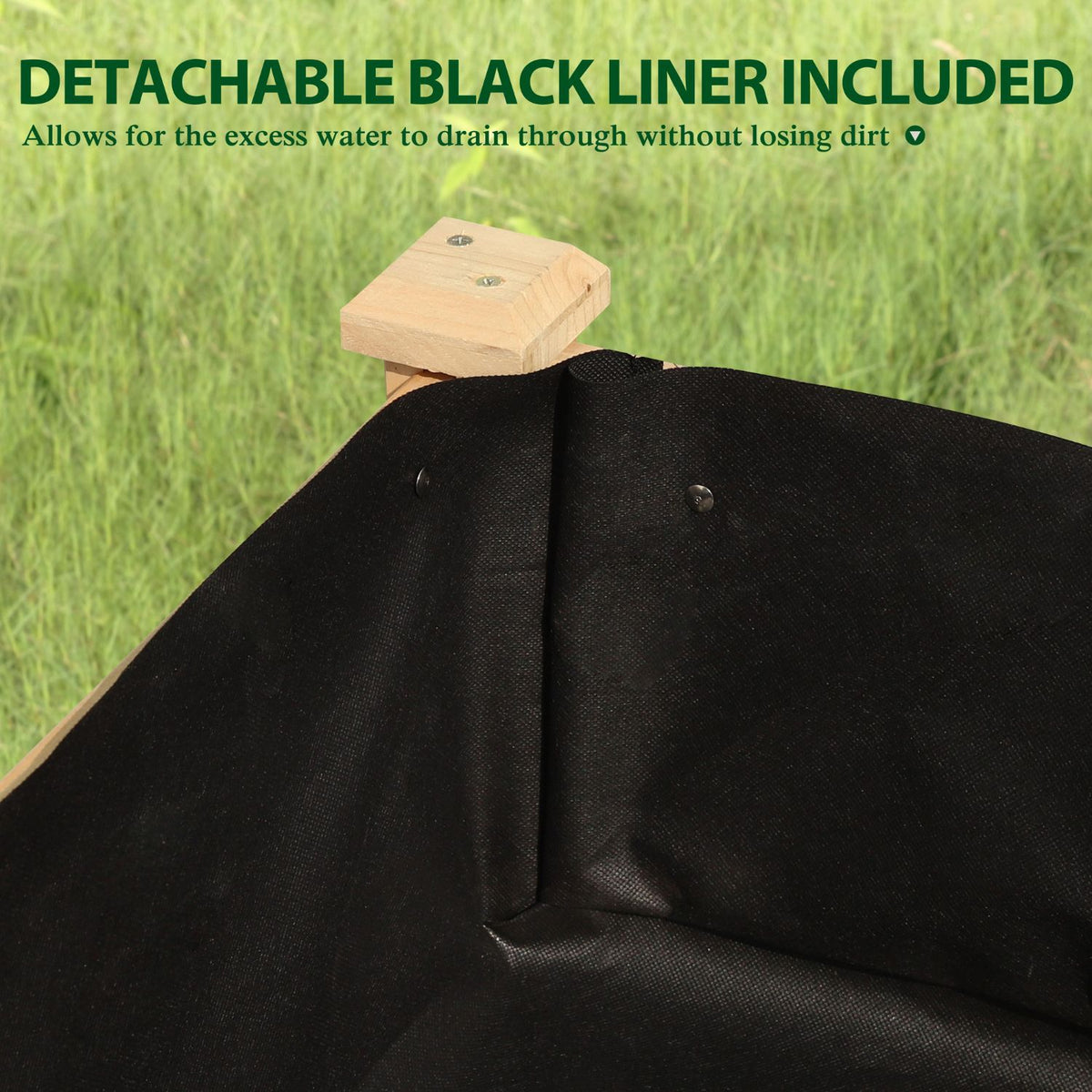 cedar raised garden bed