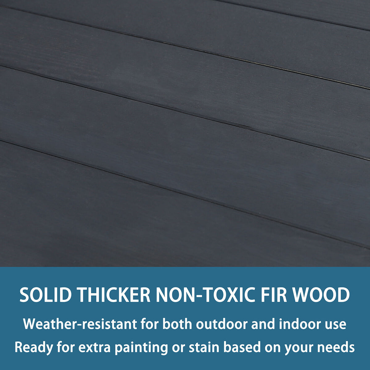 Fir wood flower potting table