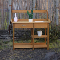 greenhouse potting table
