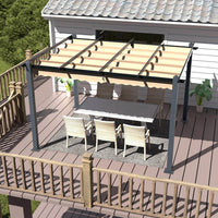 10 x 10 pergola with canopy