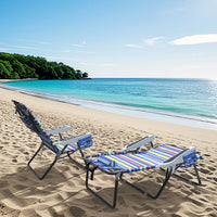 Veikous Backpack Beach Chair, 5-Position Camping Chair