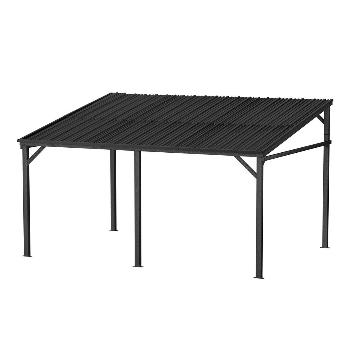 wall mounted lean to gazebo