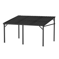 wall mounted lean to gazebo