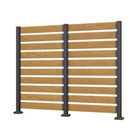 Wood Privacy Screen, 2pcs