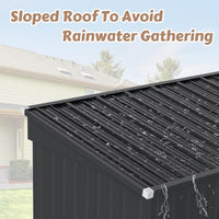 Sloped Roof Storage Shed