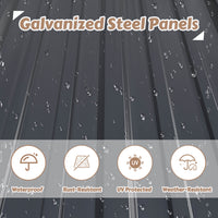 Galvanized Steel Tool Shed