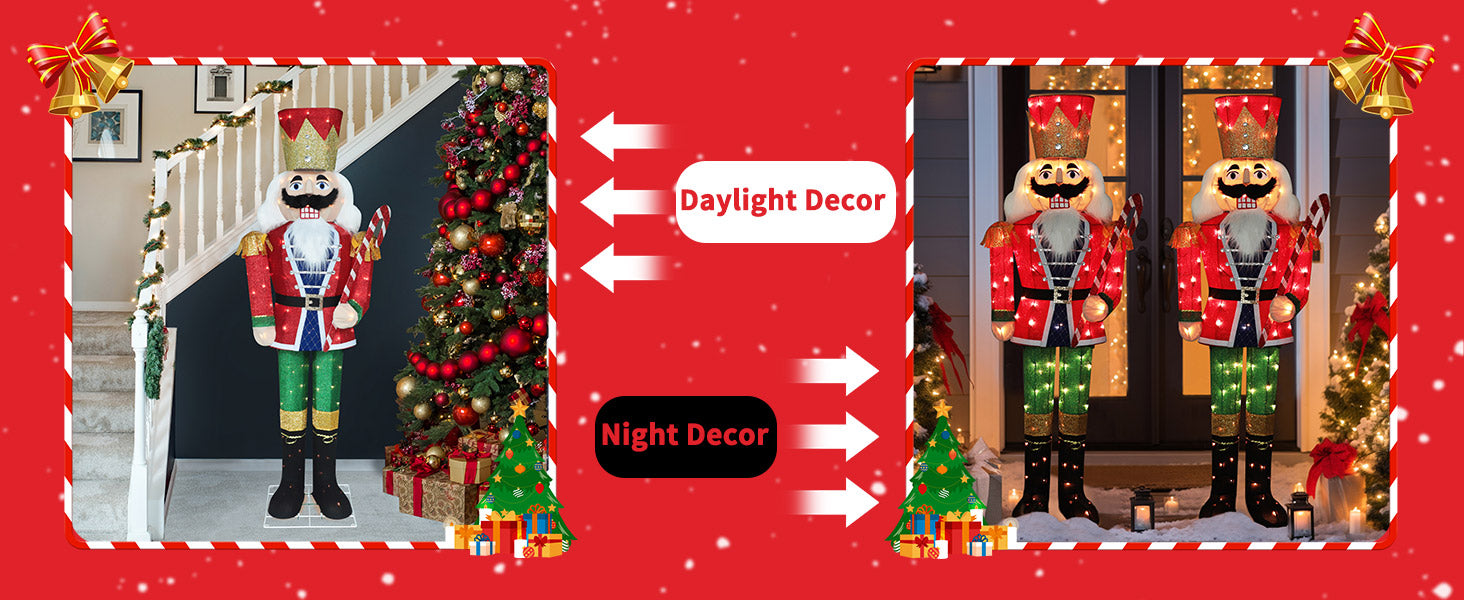 5 ft tall nutcracker for indoor and outdoor decor