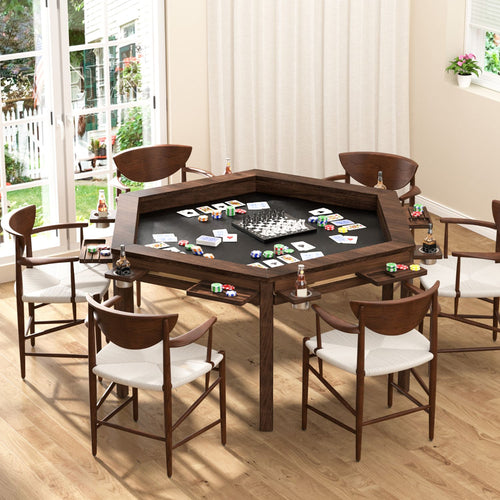 hexagonal board game table from veikous