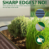 VEIKOUS raised garden 11.1” H