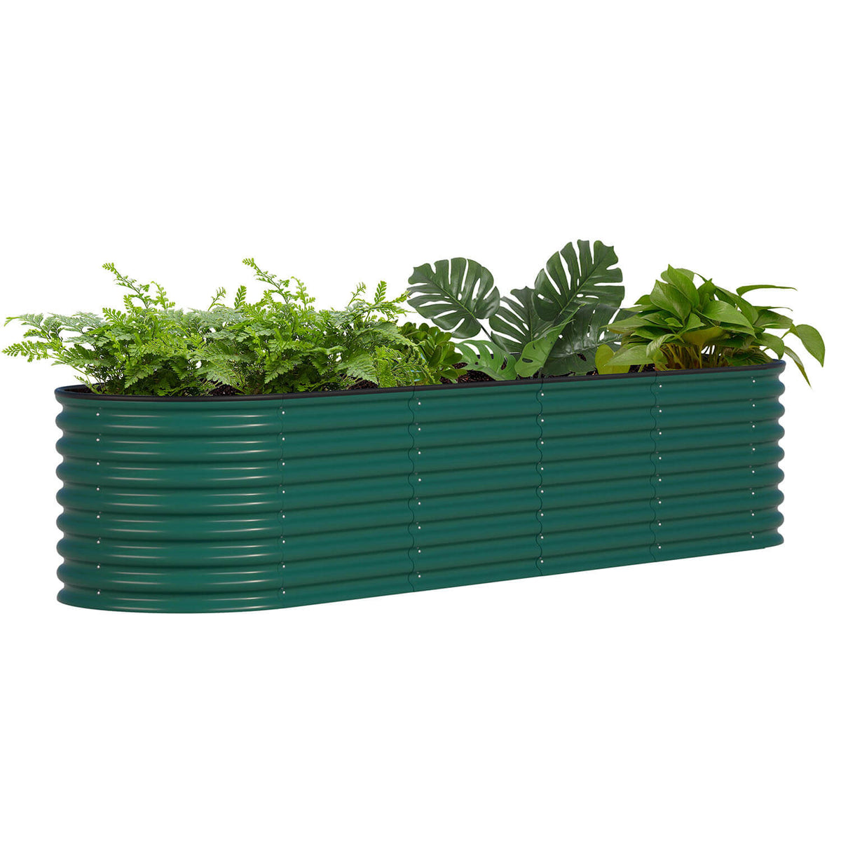 Steel modular planter