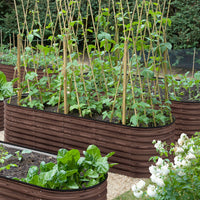 Brown Metal Steel Garden Beds