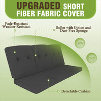 Patio Swing with Detachable Cushion