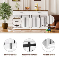 Dog Crate End Table with divider
