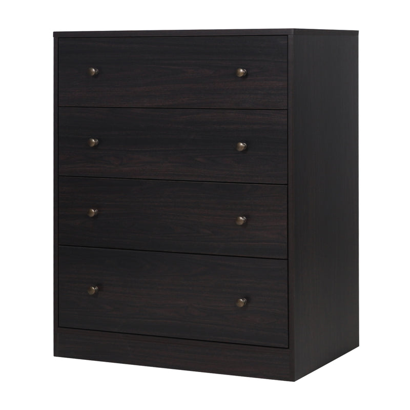 Veikous Dresser for Bedroom, 4 Drawers Dressers, Oversized Chest of Drawers with Metal Knobs for Living Room, Hollyway, Kids Room and Entryway
