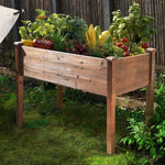 VEIKOUS Raised Garden Bed Elevated Planter Box with Drainage Holes for Herbs and Vegetables Outdoor