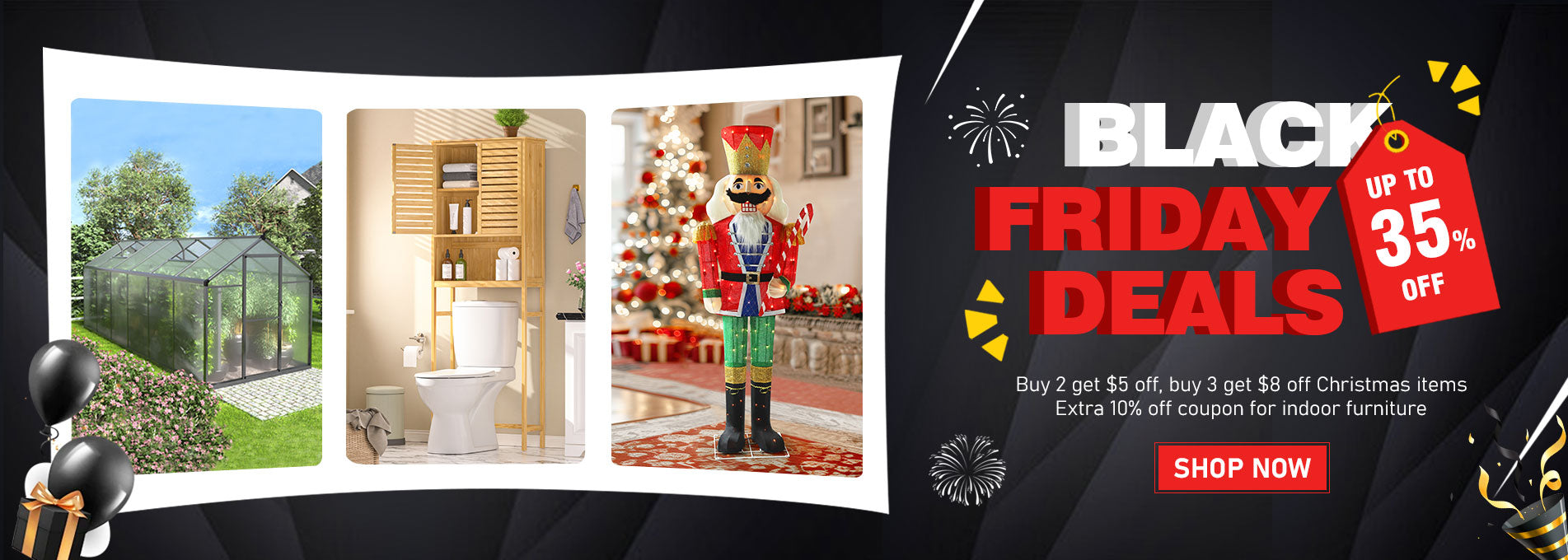 2025 Veikous Black Friday Sale Banner