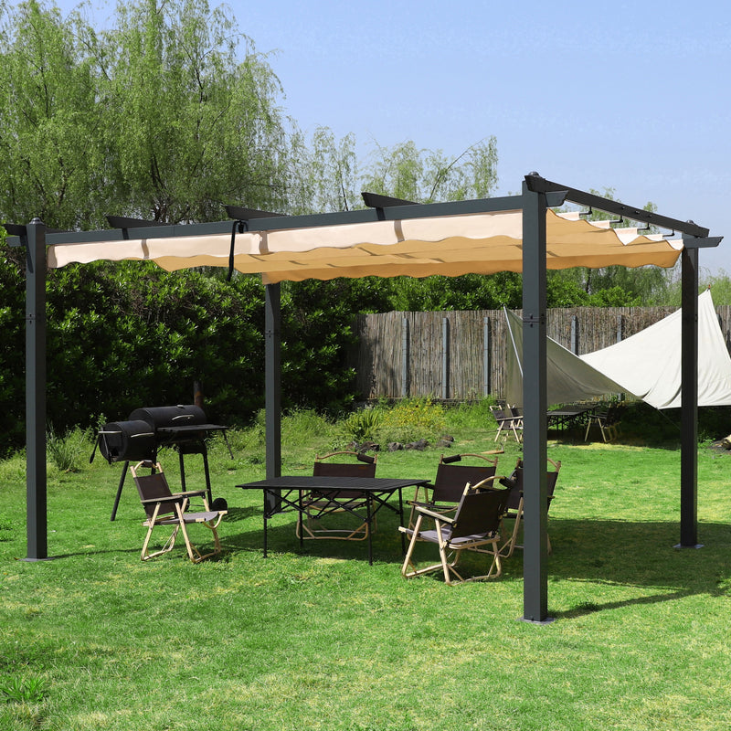 10' x 13' Aluminum Outdoor Pergola Canopy