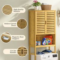 Bamboo Over the Toilet Storage