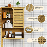 Bamboo Over the Toilet Storage