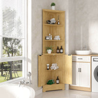 68" Tall Corner Cabinet with Doors