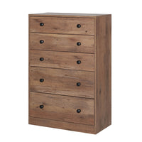 5 Drawer Chest Dresser, Burlywood
