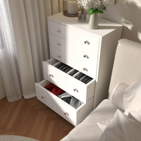 VEIKOUS 5 Drawer Chest Dresser with Oversized Drawers, Bedroom Chests for Living Room