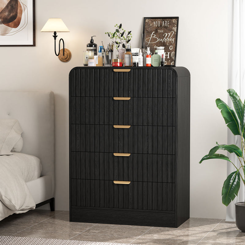 5 Drawer Chest Dresser with Oversized Drawers