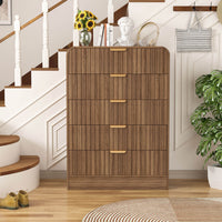 Veikous 5 Drawer Chest Dresser with Oversized Drawers, White Bedroom Chest Of Drawers for Hallway, Entryway