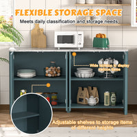 Sideboard buffet with adjustable shelves