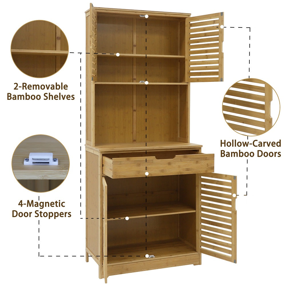 narrow tall kitchen cabinet