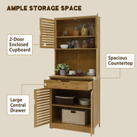 tall bamboo pantry for storage