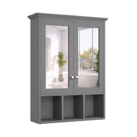 Veikous Bathroom Medicine Cabinet with Mirror, Wall Mounted Storage