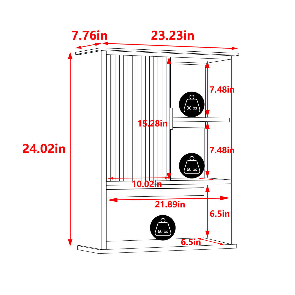 Bathroom Cabinet Wall Mounted