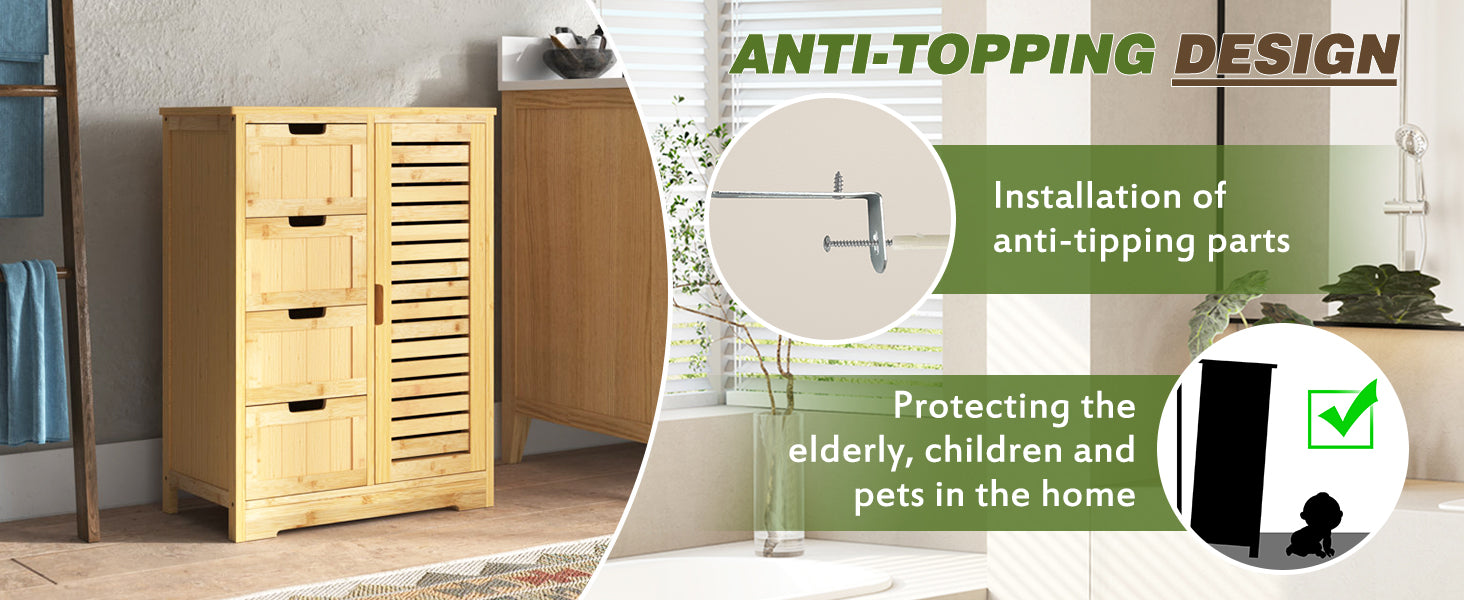 eco-friendly storage solution anti-tipping parts