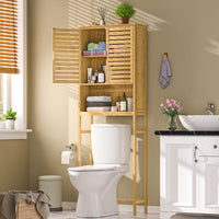 Bamboo Over the Toilet Storage