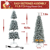 7.5FT Christmas tree skinny