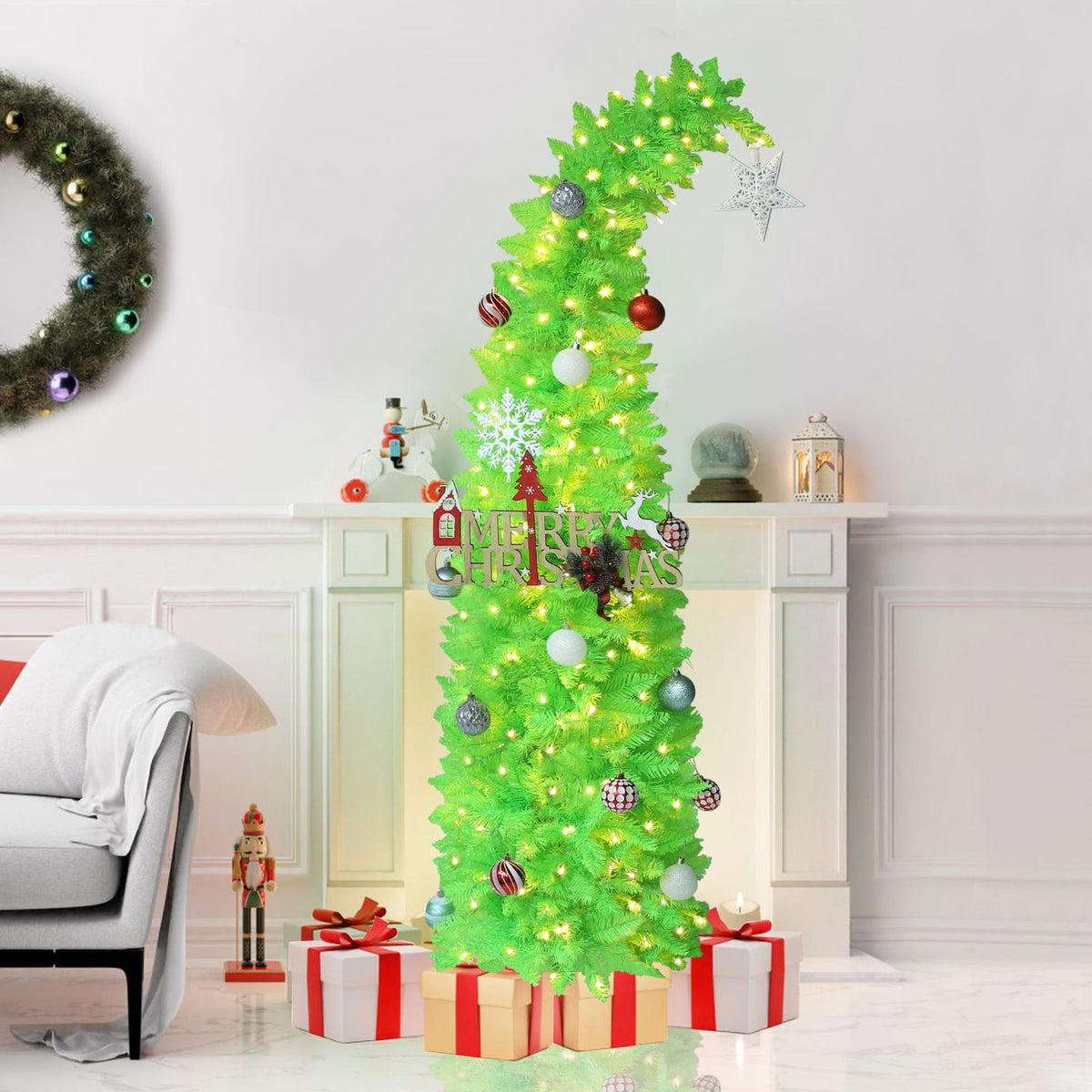 Pencil Christmas Tree with 536 Branches