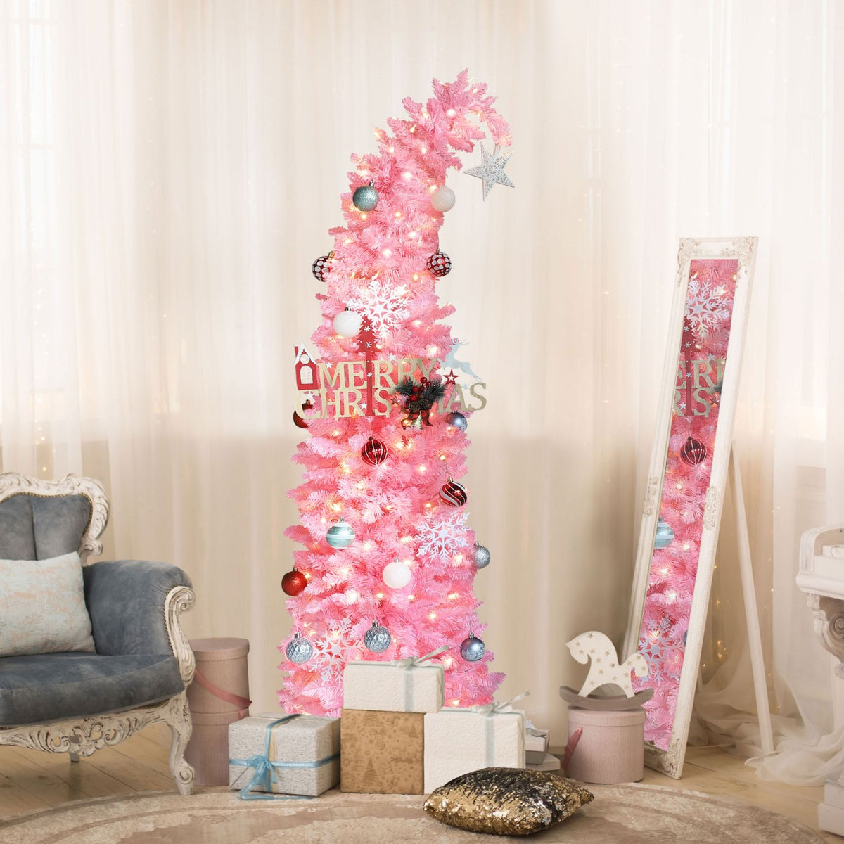 6FT Christmas Tree with Star Topper