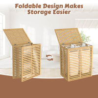 bamboo laundry bag