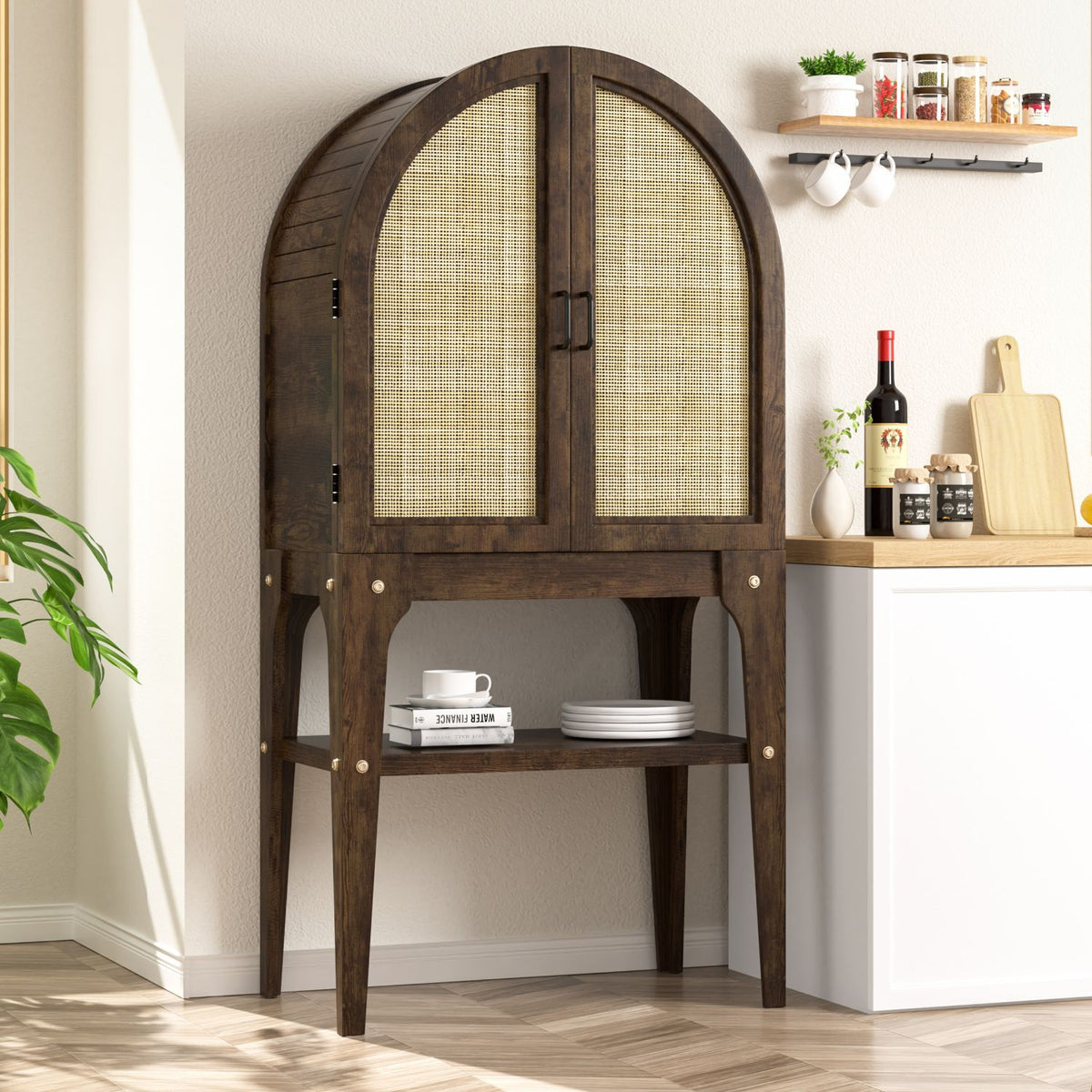 Spacious Home Wine Cabinet, 2 doors