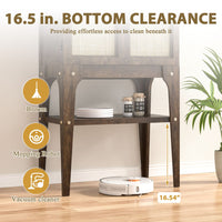 Easy to Clean Liquor Cabinet with 4 16.5" Legs