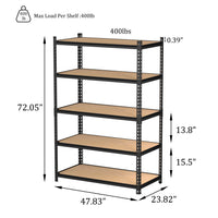 Kitchen Shelves with a 400 pound weight capacity