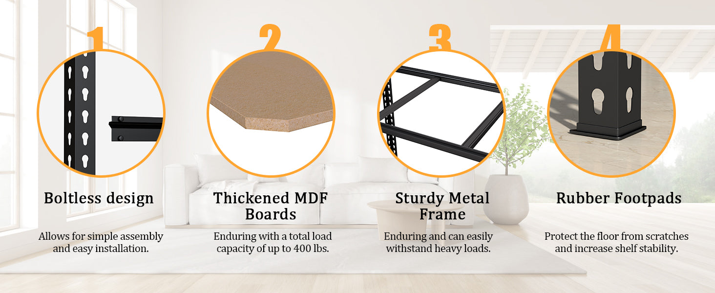 Durable, flexible home Storage Shelf