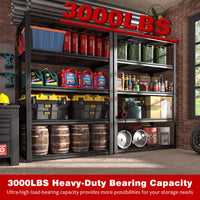 Industrial Steel Shelving Weight Capacity 3000lbs