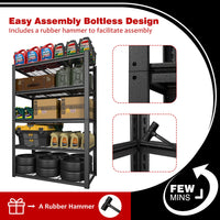 Easy Assembly Boltless Storage Shelves